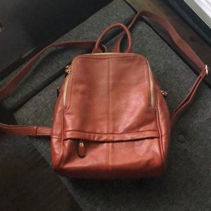 Vegan Leather Backpack